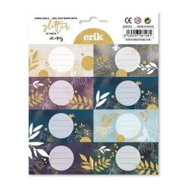 Etiqueta Escolar Erik 15,8X20 Glitter 10 unidades Precio: 13.50000025. SKU: B14BZCCJXC