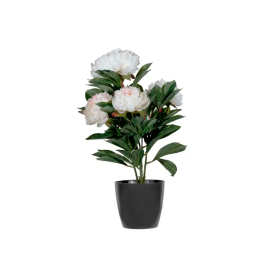 Paperflow Flor Artificial Peonia Blanca 55 cm