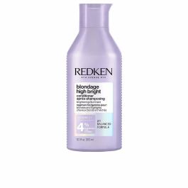 Redken Blondage High Bright Acondicionador para Cabello Rubio con Vitamina C, Mantiene el Brillo, 300ml