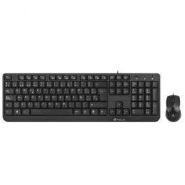 Teclado y Ratón Óptico NGS NGS-KEYBOARD-0271 Negro Teclado y Ratón Óptico NGS NGS-KEYBOARD-0271 Negro