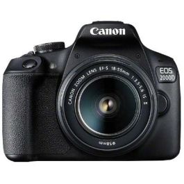 Canon EOS 2000D BK 18-55 IS II EU26 Cámara Digital Réflex 24.1MP Full HD con Objetivo 18-55mm Negro Precio: 509.7900005. SKU: S7176912