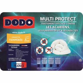 Dodo Edredón Multiprotect Cálido Antiácaros Antimicrobiano Anti-Chinches Thermolite® Protect Control 300g/m² 200x200 cm