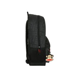 Mochila Escolar Paul Frank Team player Negro 30 x 46 x 14 cm