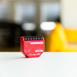 Shelly 1PM Gen3 Relé Interruptor Inteligente Inalámbrico max 16A WLAN BT para Pared - Rango hasta 50m
