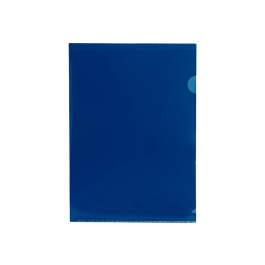 Carpeta Liderpapel Dossier Uñero 44002 Polipropileno Din A4 Azul 20 Hojas 10 unidades