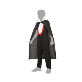 Disfraz Vampiro Negro Halloween Niño Infantil 10-12 Años Capa y Camiseta