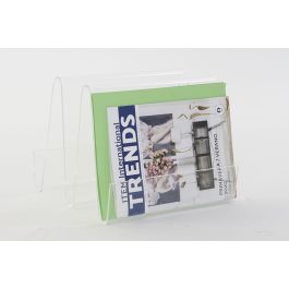 DKD Home Decor Revistero Acrilico Transparente 31 x 25 x 30 cm
