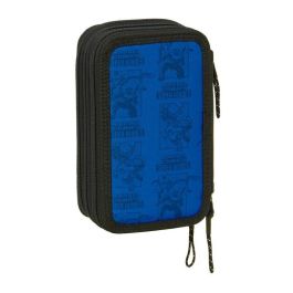 Safta Plumier Escolar Triple Cremallera 37 Piezas Avengers 195x125x55 mm