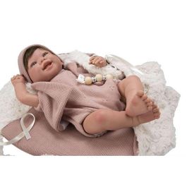 Muñeca reborn arias 45 cm gimena c/saco portabebe Muñeca reborn arias 45 cm gimena c/saco portabebe