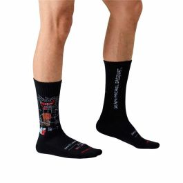 Calcetines Jimmy Lion Basquiat Gem Spa Negro 36-40