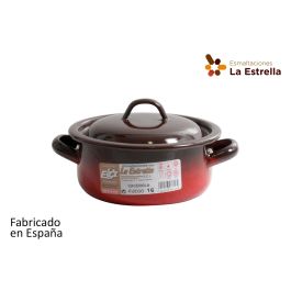 Cacerola Esmaltada con Tapa 16 cm 1.4L Fuego - La Estrella (6 Unidades) Precio: 58.88999941. SKU: B1DTQFACR4