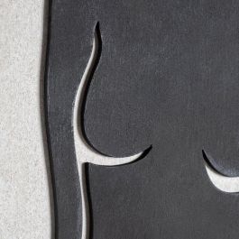 Cuadro Blanco-Negro Dm Decoración 80 X 5 X 120 cm