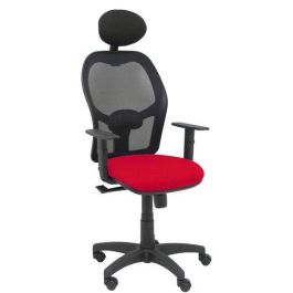 Silla Piqueras Y Crespo Alocen Brazos Regulables Cabecero Incluido Mecanismo Sincro Refuerzo Lumbar Ruedas Nylon Respaldo Malla Negra Transpirable Y Asiento Tapizado Bali Rojo Precio: 246.88999962. SKU: S5703711
