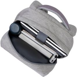 Rivacase 7562 Mochila Prater para Portátil 15.6" Gris/Moca con Puerto USB y Resistente al Agua