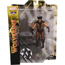 DIAMOND SELECT Figura Lobezno desenmascarado Marvel Select 18cm