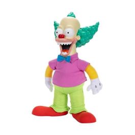 Jakks Pacific Peluche interactivo Krusty de Los Simpson con sonidos, voz multilingüe y pilas incluidas Jakks Pacific Peluche interactivo Krusty de Los Simpson con sonidos, voz multilingüe y pilas incluidas