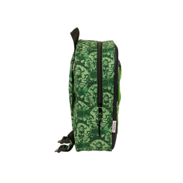 Mochila Escolar Hulk Negro Verde 22 x 27 x 10 cm 3D