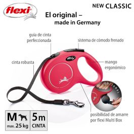 Correa Flexi New Classic M Cinta 5M Rojo Correa Flexi New Classic M Cinta 5M Rojo