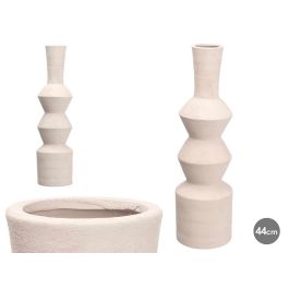 Giftdecor Jarrón Geométrico de Cerámica Blanco 60 cm de Alto (15x15 cm de Base) (4 Unidades) Precio: 137.52618. SKU: B1HXQNNNJT