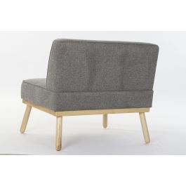 DKD Home Decor Sillón Urban Gris Oscuro Marron 66 x 72 x 80 cm