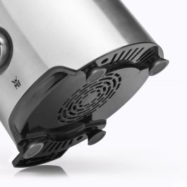 WMF 61.3022.2145 Kult X - Extractor de zumo 500W, 1.8L pulpa, 1.2L zumo, 2 velocidades, acero inoxidable/negro