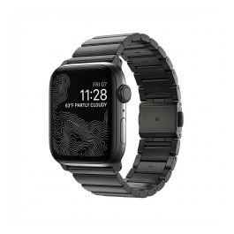 Nomad Strap V2 - Correa para Apple Watch 42mm, 44mm, 45mm, 49mm - Acero Inoxidable Grafito Black Precio: 189.7038. SKU: B1GJQPXM2S