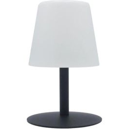 Lumisky Lámpara de Mesa LED Inalámbrica Standy Mini Rock, 25 cm Gris y Blanco, IP44, Intensidad Variable, 8h Autonomía