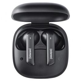 Intenso Buds Pro TWS H-ANC+ENC Auriculares Inalámbricos con Cancelación Activa de Ruido, 35h Batería, Bluetooth 5.3, IPX4, Control Táctil - Modelo 3720502