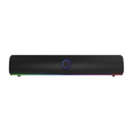 GENESIS Helium 312BT Barra de Sonido Gaming 2.0 Canales 10W RMS Inalámbrica Bluetooth 5.2 USB Negra con RGB para Escritorio