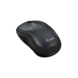 Equip Ratón óptico inalámbrico USB Confort para diestros y zurdos negro