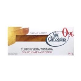 LA CAMPESINA Turrón de Yema Tostada 185g Sin Gluten Sin Azúcar Añadido Precio: 9.5900002. SKU: B14W8PWSDR