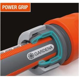 Gardena 18039-20 Manguera Comfort FLEX 13 mm (1/2") 50m, flexible, 25 bar, resistente UV, negro/gris/naranja
