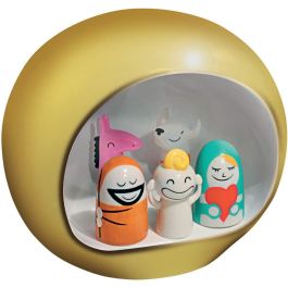 Alessi Presepe Figuras Porcelana Dorada AMGI10 GD - Pesebre Decorado a Mano, Porcelana, Blanco/Oro, 13.5x13x16 cm Precio: 86.49999963. SKU: B15FJNAZ7H