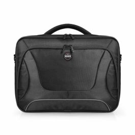 Port Designs 160512, Bolsa para portátil Courchevel Clamshell, 15,6 pulgadas, Negro