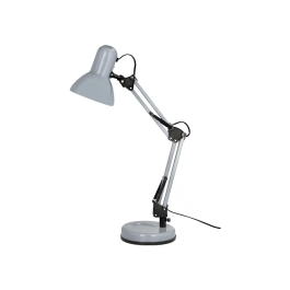 Q-connect Lámpara de Escritorio Polaris Metálica con Interruptor, Brazo Doble y 3 Articulaciones, Color Plata Precio: 22.6633. SKU: B15X8254RC