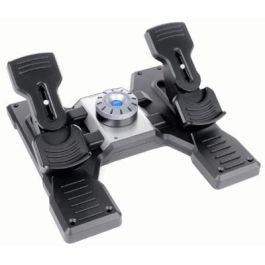 Logitech SAITEK Pedales de Timón de Vuelo Profesionales para Simulación de Aviación, Control Preciso de Timón y Frenos Realistas Precio: 164.49999973. SKU: S55080414