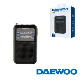 DAEWOO - Radio Portátil AM/FM Negro, Radio Digital Precio: 19.49999942. SKU: B15C5RJDC4