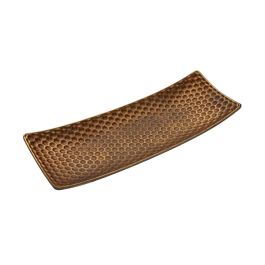 Centro de Mesa Versa Dorado Madera MDF 13 x 3 x 34 cm
