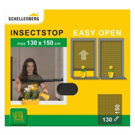 Schellenberg Mosquitera Easy Open 130x150cm Poliéster, Resistente UV y Polen, 70474