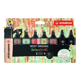Stabilo Marcador Boss Original Naturecolors, Estuche 6+2 Ud, Tinta a Base de Agua, 23 Colores Incluyendo Fluorescentes y Pasteles Precio: 8.59000054. SKU: B1J8LJ4ADG