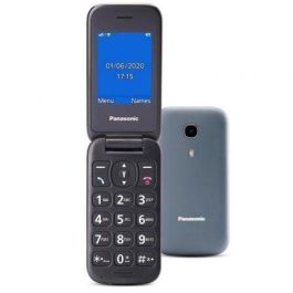 Teléfono Móvil Panasonic KX-TU400EXG para Personas Mayores/ Gris Teléfono Móvil Panasonic KX-TU400EXG para Personas Mayores/ Gris
