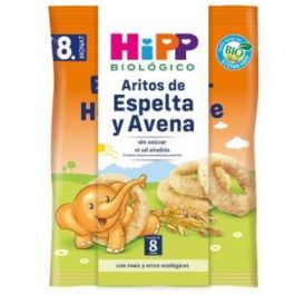 HIPP Aritos de Espelta y Avena Snack para Bebés 30gr. Sin Azúcar ni Sal Añadidas Bio Sin Gluten Precio: 2.9900002. SKU: B19V6VAM6D