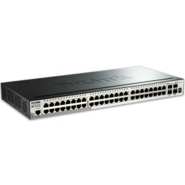 D - link Switch Gestionable 48 Puertos Gigabit Ethernet 4 Ranuras SFP+ Montaje en Rack L3 176 Gbps Negro
