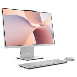 Lenovo IdeaCentre AIO 27ARR9 PC Todo en Uno F0HQ009RFR sin Windows, Pantalla 27" FHD, Procesador AMD Ryzen 5-7535HS, 16 GB RAM, 512 GB SSD, Incluye Teclado y Ratón Inalámbricos