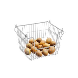 Confortime Cesta Organizador Con Dos Asas Grey 37,9 cm x 27,6 cm x 24,8 cm (6 Unidades)