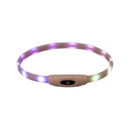 Collar LED para Mascotas Trixie Multicolor Silicona Plástico