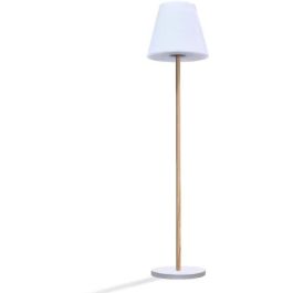 Lámpara de pie solar y recargable - LUMISKY - STANDY WOOD SOLAR - Al. 150 cm - LED blanco cálido regulable Precio: 111.88999954. SKU: B1DQDS4CLL