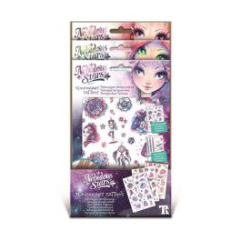Nebulous Stars Tatuajes Temporales para Niños, Edad Mínima 7 Años - 23x14.3x0.3 cm