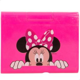 Disney Minnie Estuche de Maquillaje Blister con 6 Sombras de Ojo, 12 Brillos de Labios y 3 Pinceles