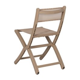 Silla Plegable Beige Polipropileno 45 X 55 X 83 cm